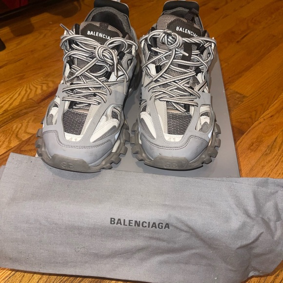 GREY BALENCIAGA TRACK SNEAKERS EU41/US8 - Picture 4 of 5